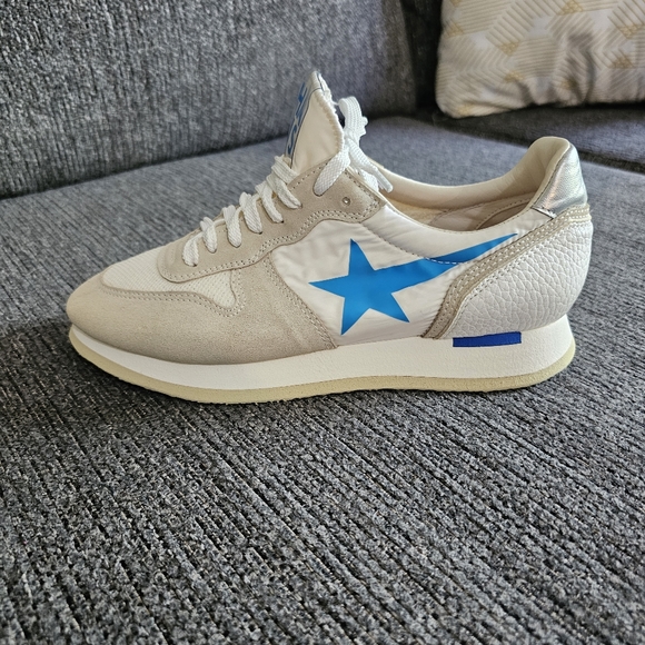 Authentic Women’s Golden Goose Haus sw Ice Leather-Bluette Sneakers Size 5.5 - Picture 3 of 16